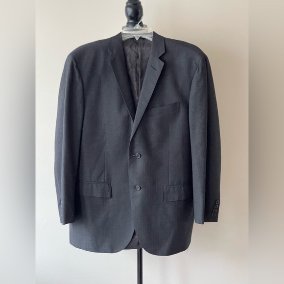 Polo Ralph Lauren Extra Fine Virgin Wool Pinstripe Blazer Size 42 - Picture 1 of 13